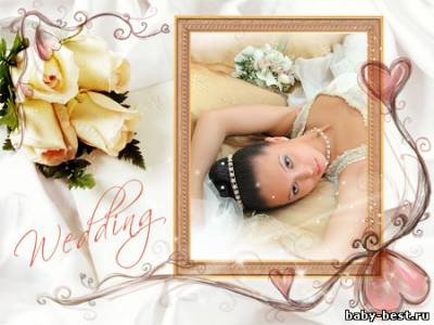Рамка свадебная "Wedding"