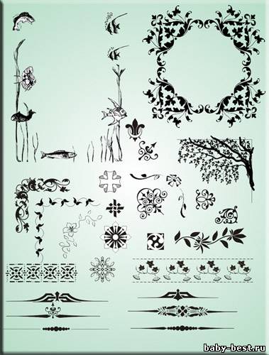 Векторные элементы дизайна