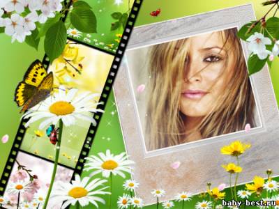 Рамка весенняя "Цветущая весна"