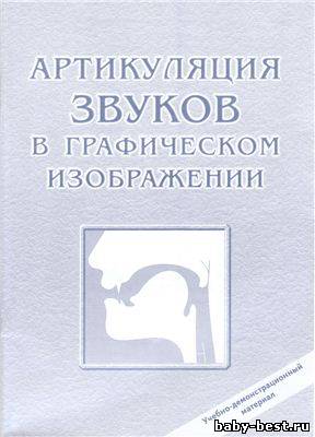 Артикуляция звуков в графическом изображении. Учебно-демонстрационный материал.