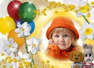 Рамка для фото - Нарциссы