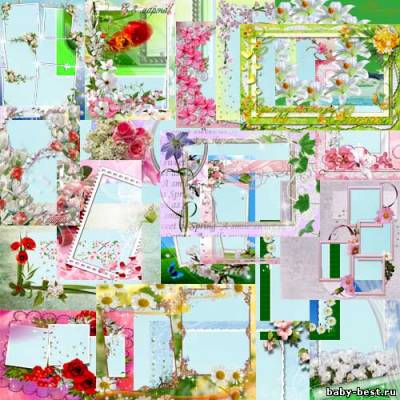 Коллекция фоторамок - Весна пришла