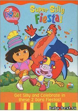 Путешественница Даша : Супер Пати Глупостей / Dora the Explorer: Super Silly Fiesta / 2004 / DVDRip