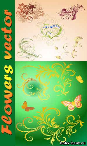 Цветочный вектор