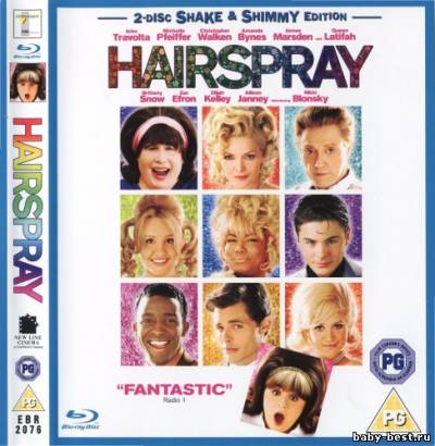 Лак для волос / Hairspray (2007) BDRip 720p