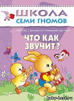 Что как звучит? (Занятия с детьми от рождения до года. Школа семи гномов. Денисова Д.)