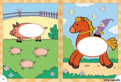 Квадратик и кружок (Занятия с детьми от рождения до года. Школа семи гномов. Денисова Д.)