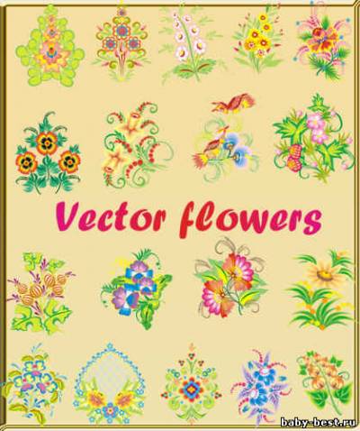 Цветочный вектор