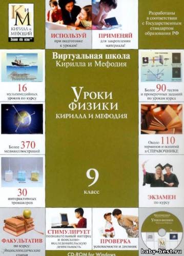 Уроки физики Кирилла и Мефодия. 9, 10, 11 классы (2006)