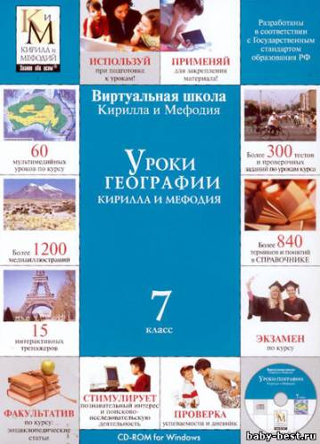 Уроки географии Кирилла и Мефодия. 7,8,9,10 классы (2007))
