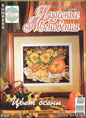 Чудесные мгновения. Вышивка крестом № 9, 2010
