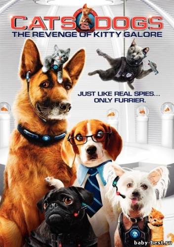 Кошки против собак : Месть Китти Галор / Cats & Dogs: The Revenge of Kitty Galore (2010) DVDRip