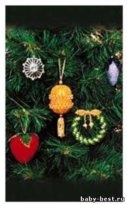 Поделки из бисера новогодние