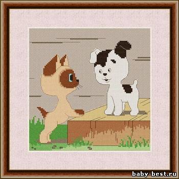 Вышивка крестом. Коллекция схем - герои русских мультиков