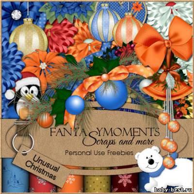 Скрап-набор - Необыкновенное Рождество