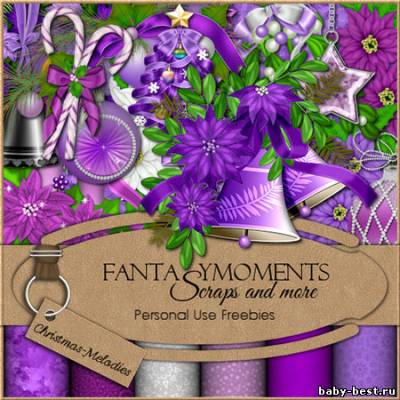 Скрап-набор - Новогодние мелодии