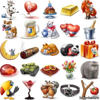 Иконки подарков В Контакте / vkontakte