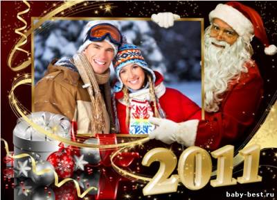 Рамка для фото - Дед Мороз