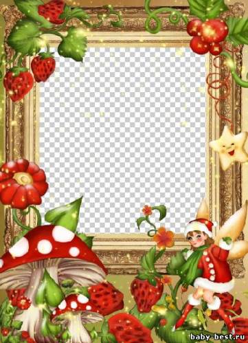 Новогодняя фоторамочка с феей