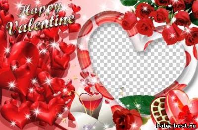 Романтическая рамочка с розами