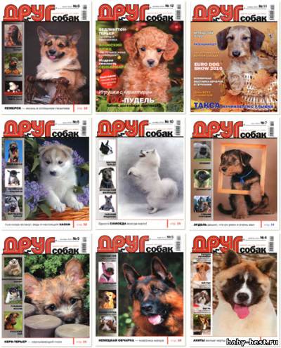 Подшивка журнала: Друг собак. 9 номеров (2010) PDF