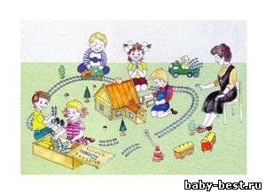 Вот какой наш детский сад. Серия сюжетных картинок