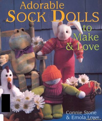 Книга: Adorable Sock Dolls to make & Love (куклы из носков)