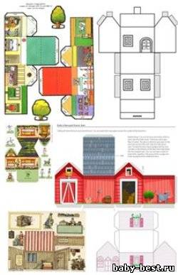 Домики из бумаги