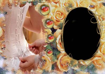 Рамка для свадебной фотографии