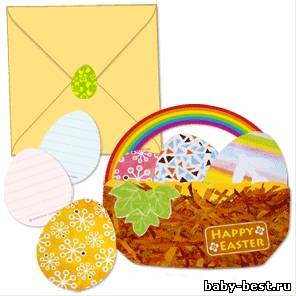 Canon Creative Park - Easter Card, Envelope, Basket... / Пасхальные открытки, конвертики, корзинки... (pdf, npg)