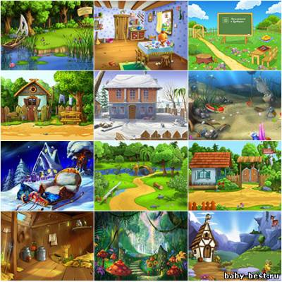 Детские фоны на разные темы