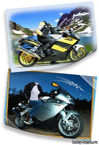 Шаблоны для Photoshop - Байкеры