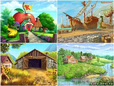 Детские фоны, подложки для фото