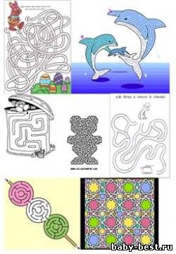 Игры на бумаге. Лабиринты