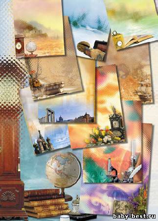 Школьные фоны для фотоальбомов и школьных фото