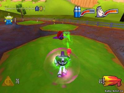 Базз Лайтер. Космические приключения / Disney Pixar's Buzz Lightyear of Star Command Action Game (2010/Новый Диск/RUS)