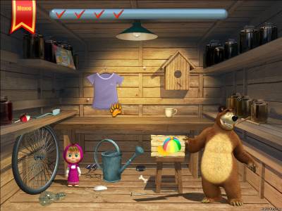 Маша и медведь. Развивающие задания для малышей (2011/RUS)