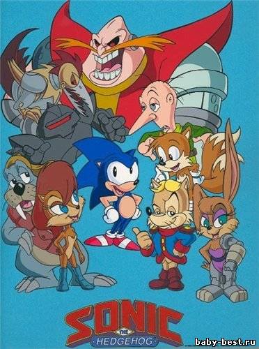 Соник / Sonic the Hedgehog (SatAM) (1 и 2 сезоны. 26 серий) (1993) DVDRip