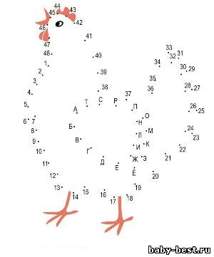 Соедини по точкам