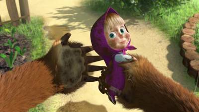 Маша и медведь / Большая стирка Серия 18 (2011) DVDRip