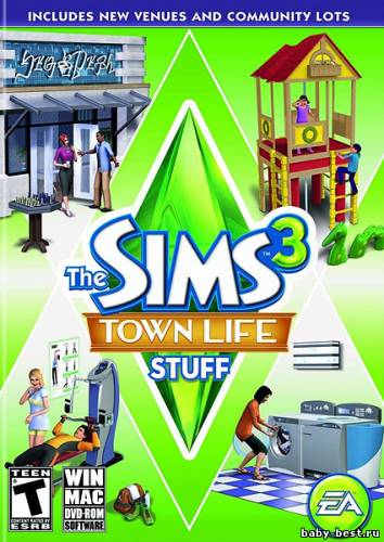The Sims 3: Town Life Stuff (2011/RUS/ENG/MULTI)