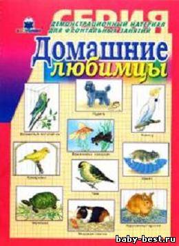 Демонстрационный материал для фронтальных занятий. Домашние любимцы