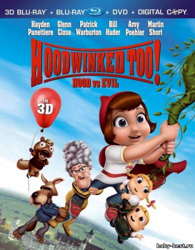 Красная Шапка против зла / Hoodwinked Too! Hood VS. Evil (2011/DVD5/BDRip/HDRip)