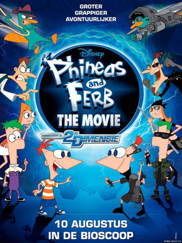 Финес и Ферб: Через второе измерение / Phineas and Ferb Across The Second Dimension (2011) DVD5+DVDRip [ENG/SPN]