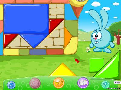 Детская развивающая игра: Смешарики. Круглая компания