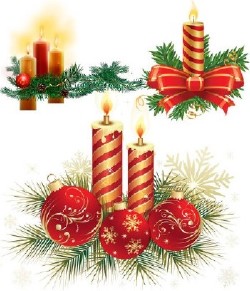 Fotostok: новорічні свічки