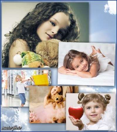 Шаблоны для фотошопа девочкам – Гламур 11