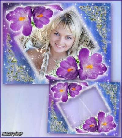 Цветочная рамка для фотошопа – Перепутанные взгляды