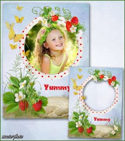 Летняя рамка для фотошопа – Краски лета