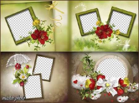 Фотокнига для фотошопа – Дыхание летнего дня